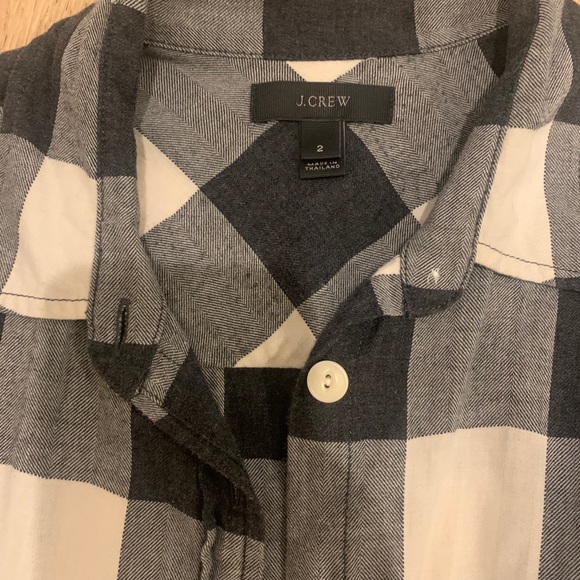 Buffalo Check J.Crew Flannel Button Down - Picture 2 of 4